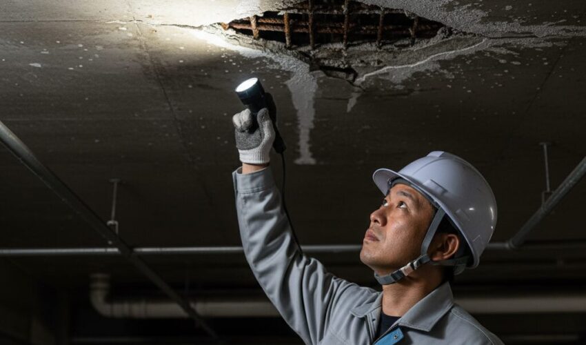 エフロレッセンス　爆裂　大阪　防水工事